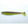 U-Shad 4" FishUP /Green Pumpkin/Chartreuse 204