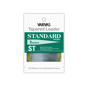 VARIVAS Tapered Leader Standard ST 7.5ft Nylon 3X – Tippet 0.205 mm / Butt 0.51 mm